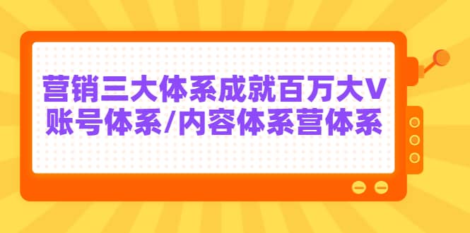 7天线上营销系统课第二十期，营销三大体系成就百万大V-网创客