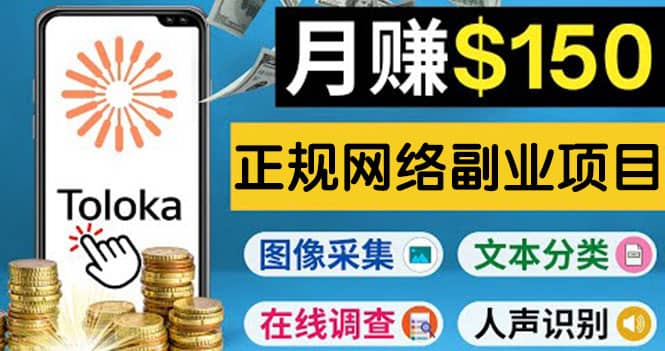 正规网络副业赚钱平台Toloka，利用业余时间月赚150美元-网创客