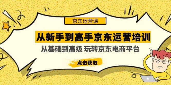 从新手到高手京东运营培训：从基础到高级 玩转京东电商平台(无水印)-网创客