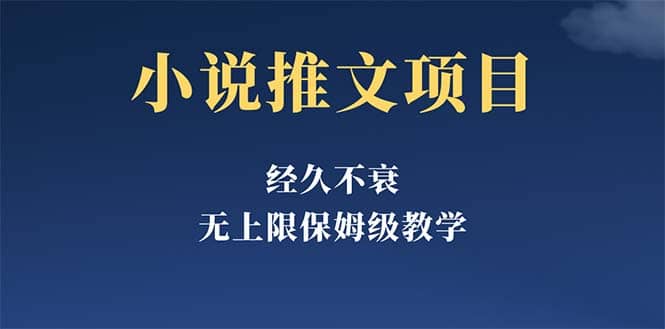 经久不衰的小说推文项目，单号月5-8k，保姆级教程，纯小白都能操作-网创客