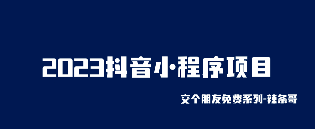 2023抖音小程序项目，变现逻辑非常很简单，当天变现，次日提现-网创客